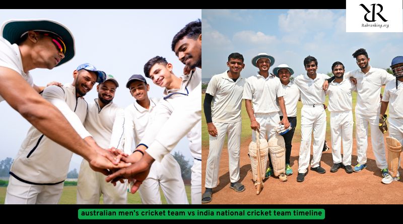 australian men’s cricket team vs india national cricket team timeline